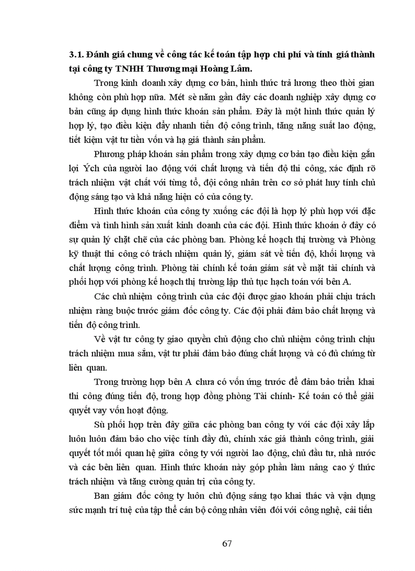 image for page Hoàn thiện công tác hạch toán chi phí sản xuất và tính giá thành sản phẩm tại công ty TNHH Thương mại Hoàng Lâm