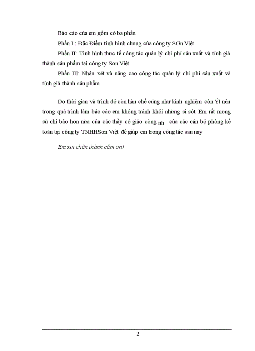 image for page Quản lý chi phí và tính giá thành sản phẩm tại công tyTNHHTM_XD Sơn Việt