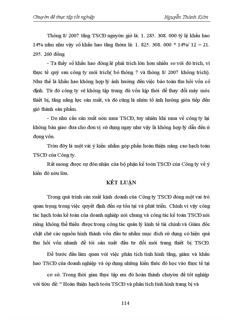 image for page Hoàn thiện hạch toán Tài sản cố định tại Công ty cổ phần Hải sản Thái Bình