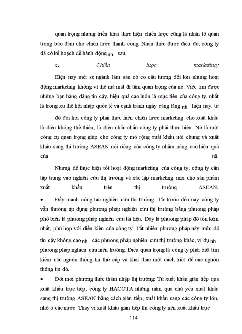 image for page Chiến lược kinh doanh xuất khẩu hàng lâm sản vào thị trường ASEAN của công ty sản xuất xuất nhập khẩu và du lịch HACOTA