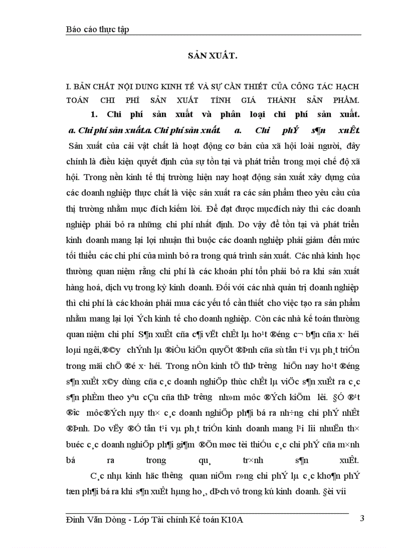 image for page Hoạch toán chi phí và tính giá thành của công tác kế toán tại công ty Gạch ốp lát HN