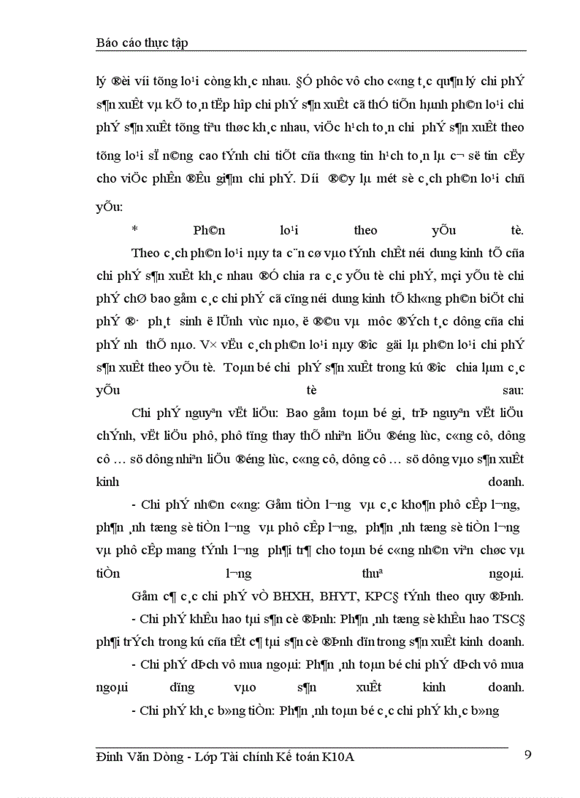 image for page Hoạch toán chi phí và tính giá thành của công tác kế toán tại công ty Gạch ốp lát HN