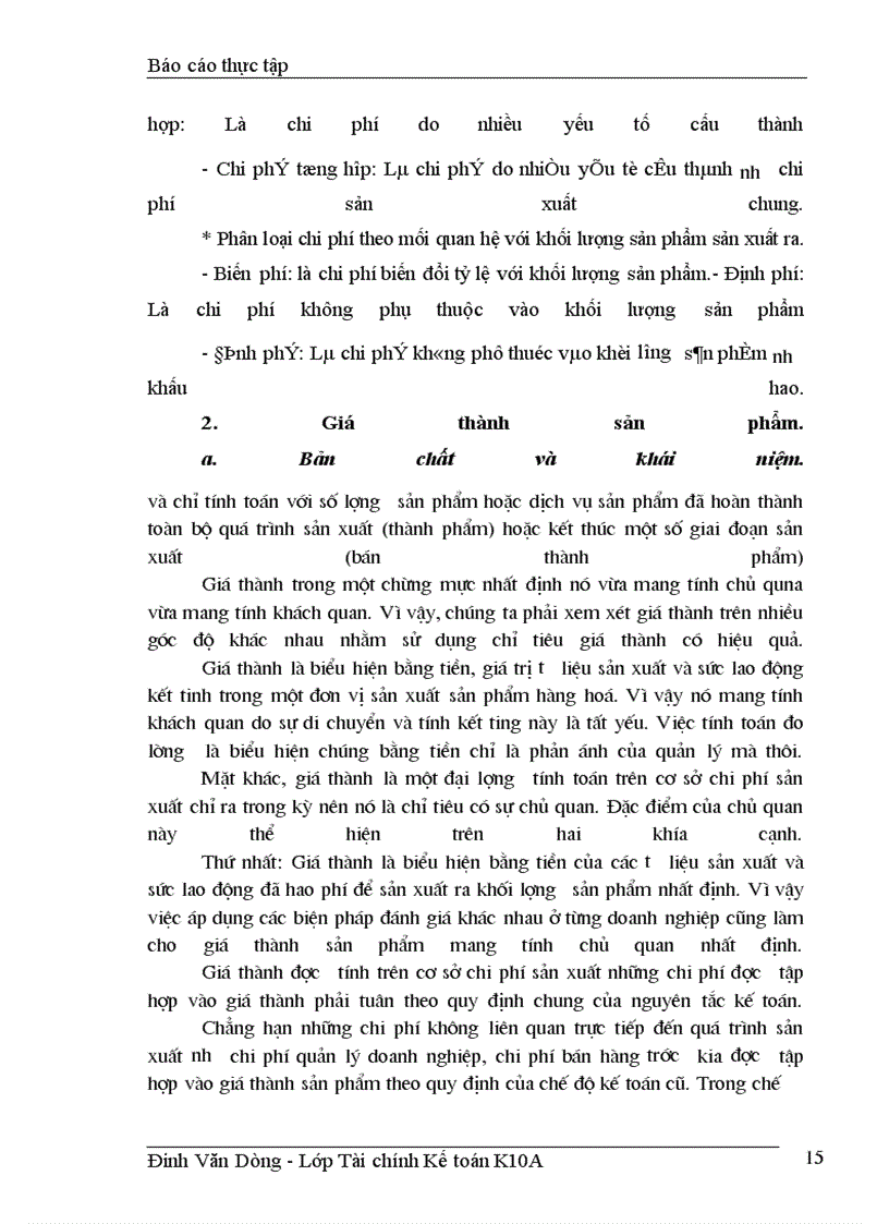 image for page Hoạch toán chi phí và tính giá thành của công tác kế toán tại công ty Gạch ốp lát HN