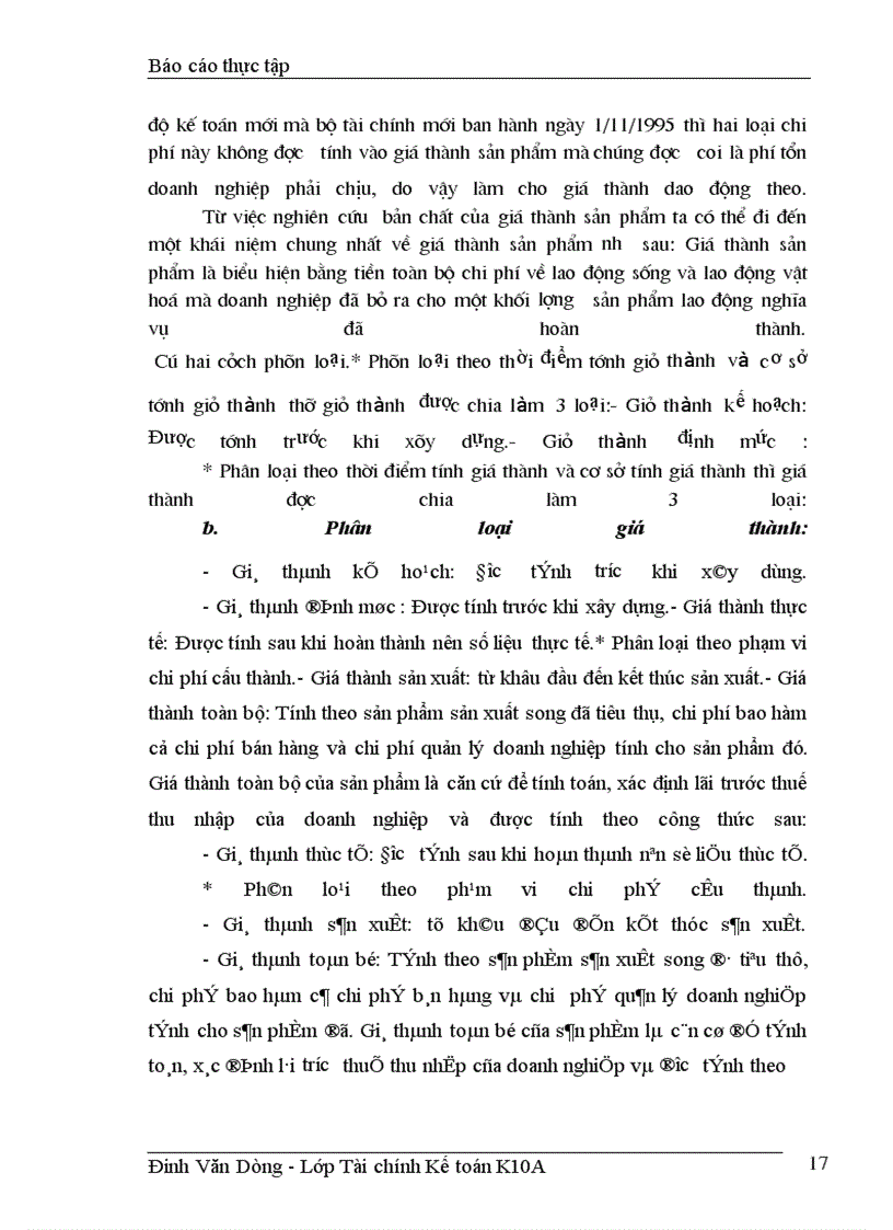 image for page Hoạch toán chi phí và tính giá thành của công tác kế toán tại công ty Gạch ốp lát HN