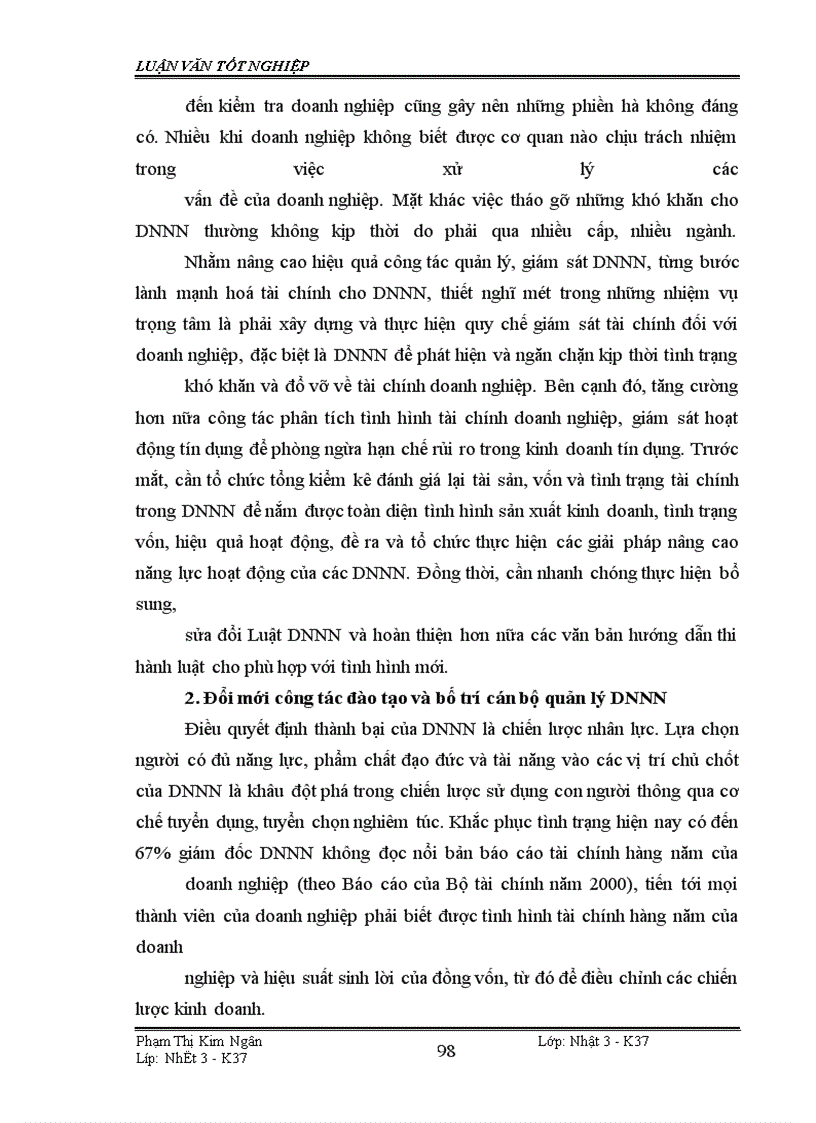 image for page Một số giải pháp đẩy mạnh hơn nữa tiến trình đổi mới, nâng cao hiệu quả hoạt động các doanh nghiệp Nhà nước