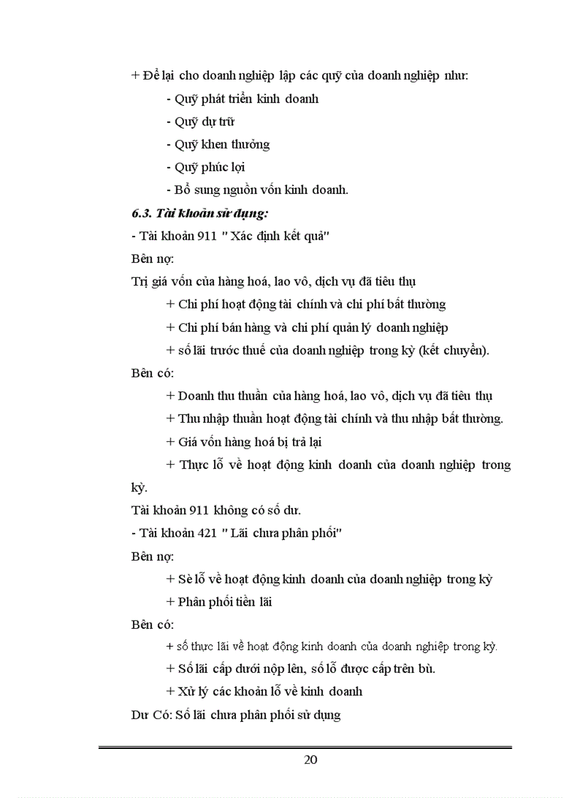 image for page Kế toán lưu chuyển hàng hoá xác định và phân phối kết quả