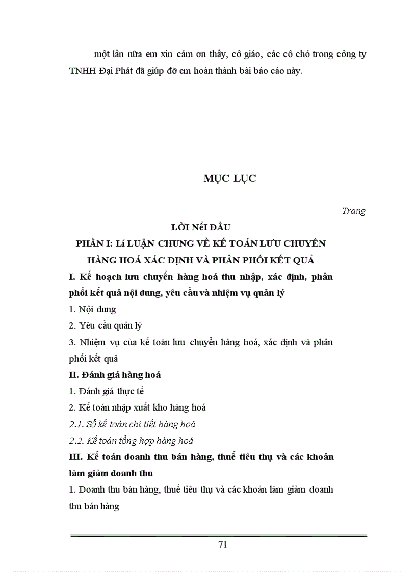 image for page Kế toán lưu chuyển hàng hoá xác định và phân phối kết quả