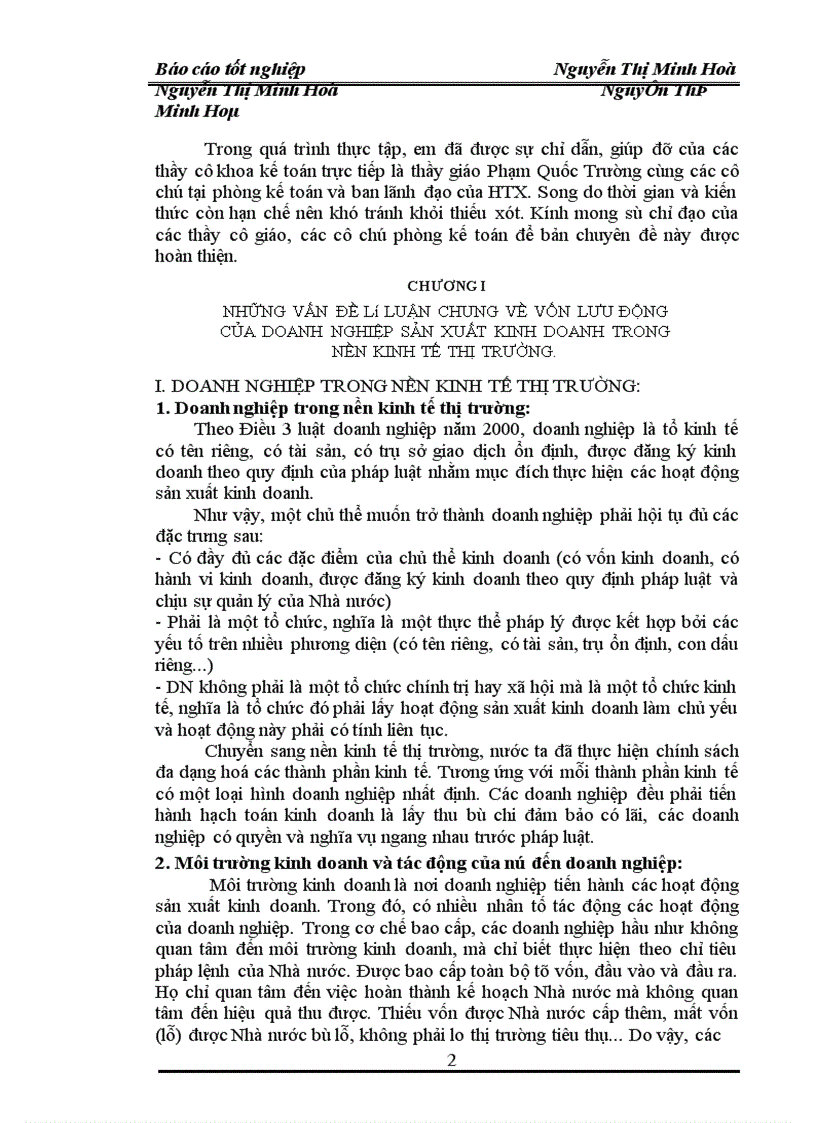 image for page Một số biện pháp nhằm nâng cao hiệu quả quản lý và sử dụng vốn lưu động trong Hợp tác xã công nghiệp Hoàng Long