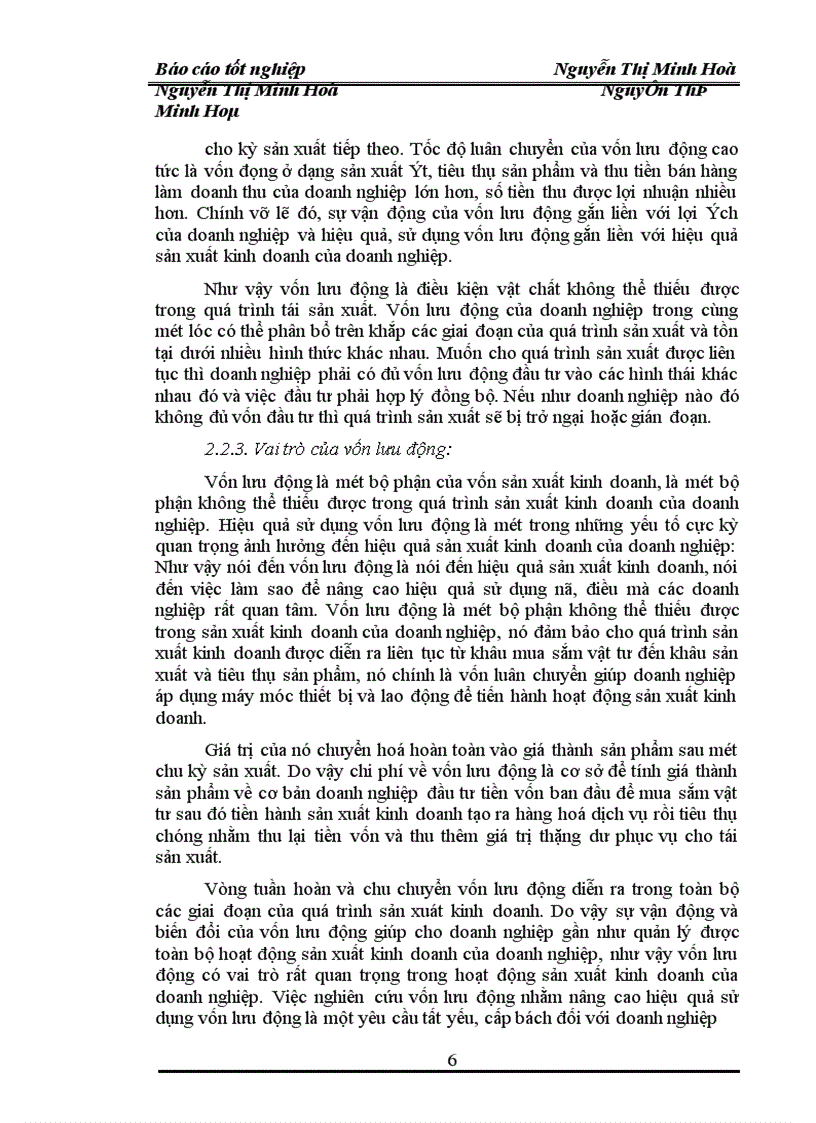 image for page Một số biện pháp nhằm nâng cao hiệu quả quản lý và sử dụng vốn lưu động trong Hợp tác xã công nghiệp Hoàng Long