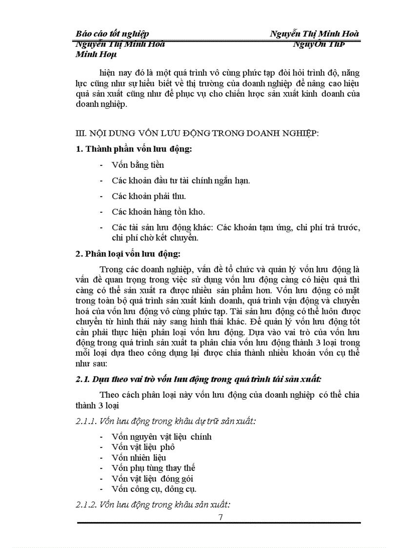 image for page Một số biện pháp nhằm nâng cao hiệu quả quản lý và sử dụng vốn lưu động trong Hợp tác xã công nghiệp Hoàng Long