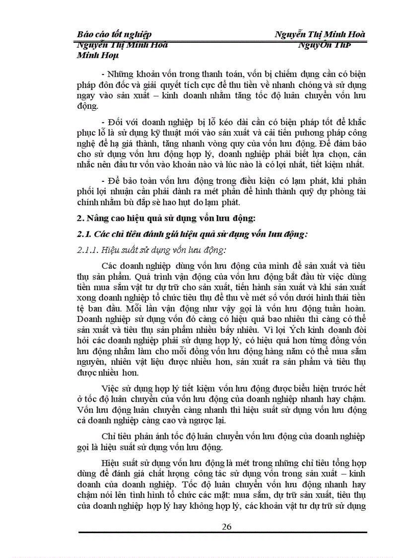 image for page Một số biện pháp nhằm nâng cao hiệu quả quản lý và sử dụng vốn lưu động trong Hợp tác xã công nghiệp Hoàng Long