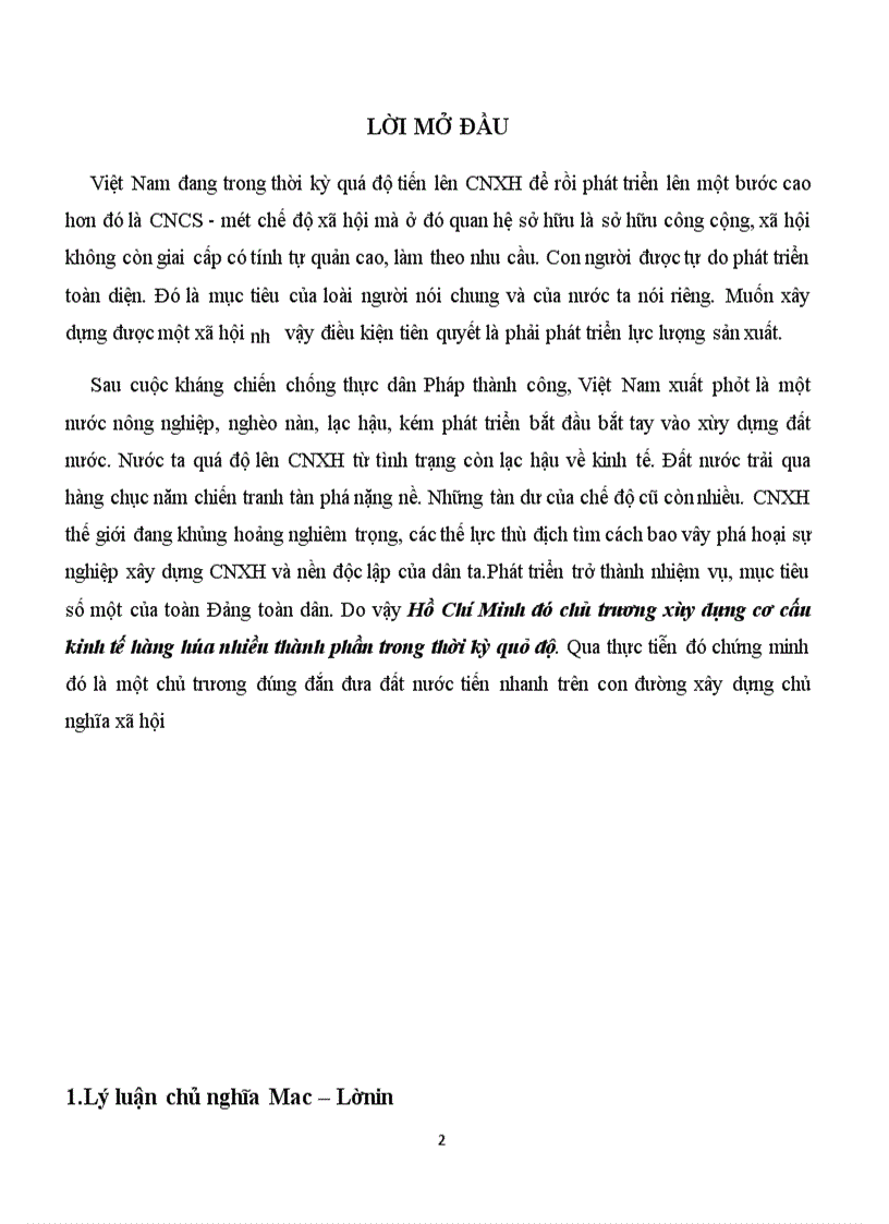 image for page Hồ Chí Minh đã chủ trương xây dựng cơ cấu kinh tế hàng hóa nhiều thành phần trong thời kỳ quá độ