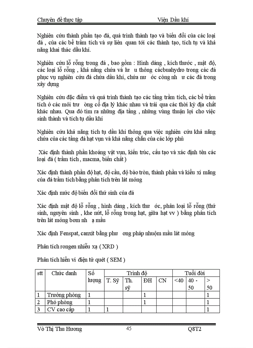 image for page Báo cáo thực tập tại Viện Dầu khí