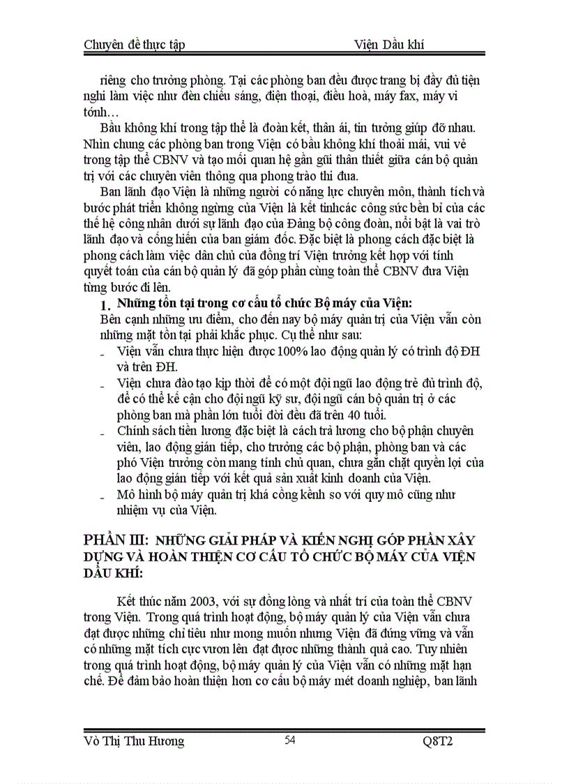 image for page Báo cáo thực tập tại Viện Dầu khí