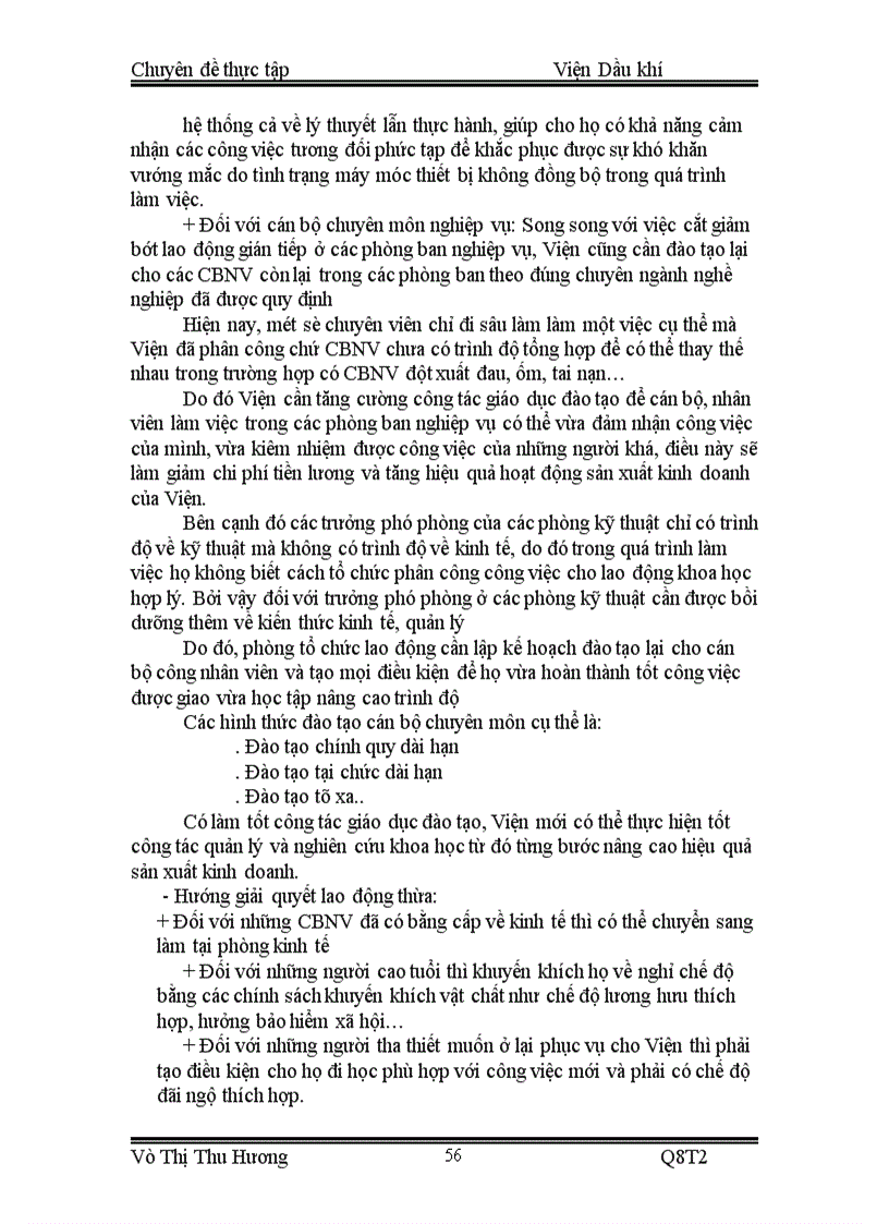 image for page Báo cáo thực tập tại Viện Dầu khí