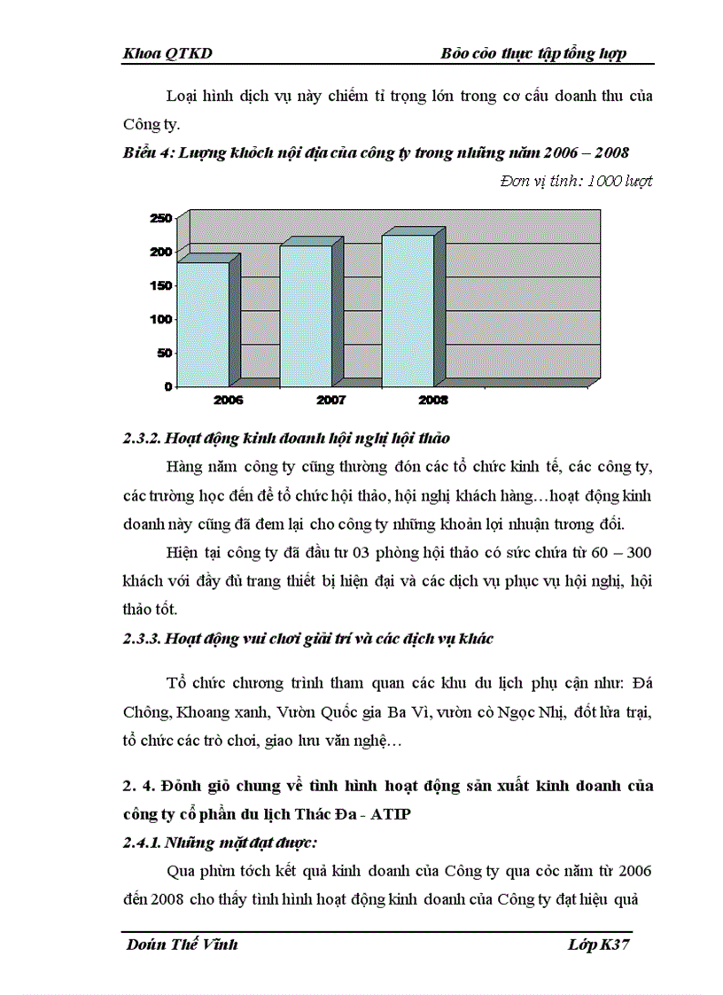image for page Tình hình hoạt động kinh doanh của công ty cổ phần du lịch thác đa - atip