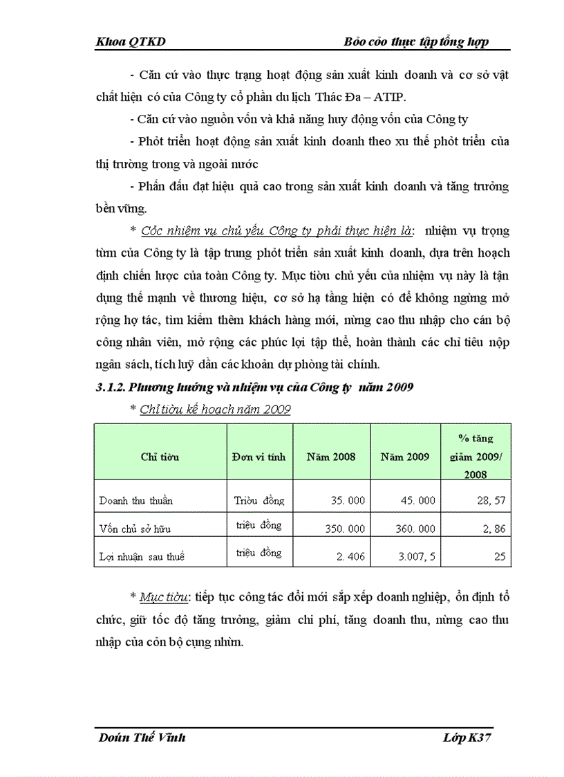 image for page Tình hình hoạt động kinh doanh của công ty cổ phần du lịch thác đa - atip