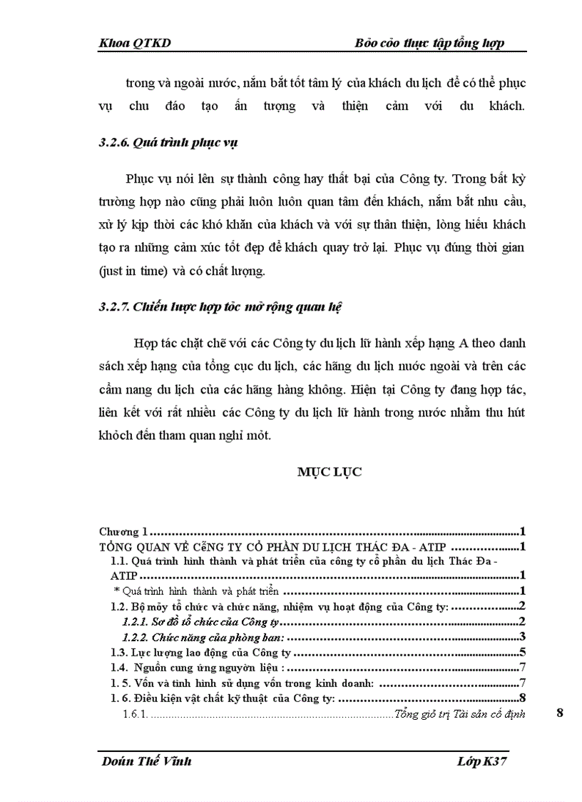 image for page Tình hình hoạt động kinh doanh của công ty cổ phần du lịch thác đa - atip