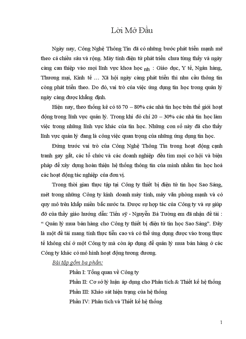 image for page Quản lý mua bán hàng cho Công ty thiết bị điện tử tin học Sao Sáng