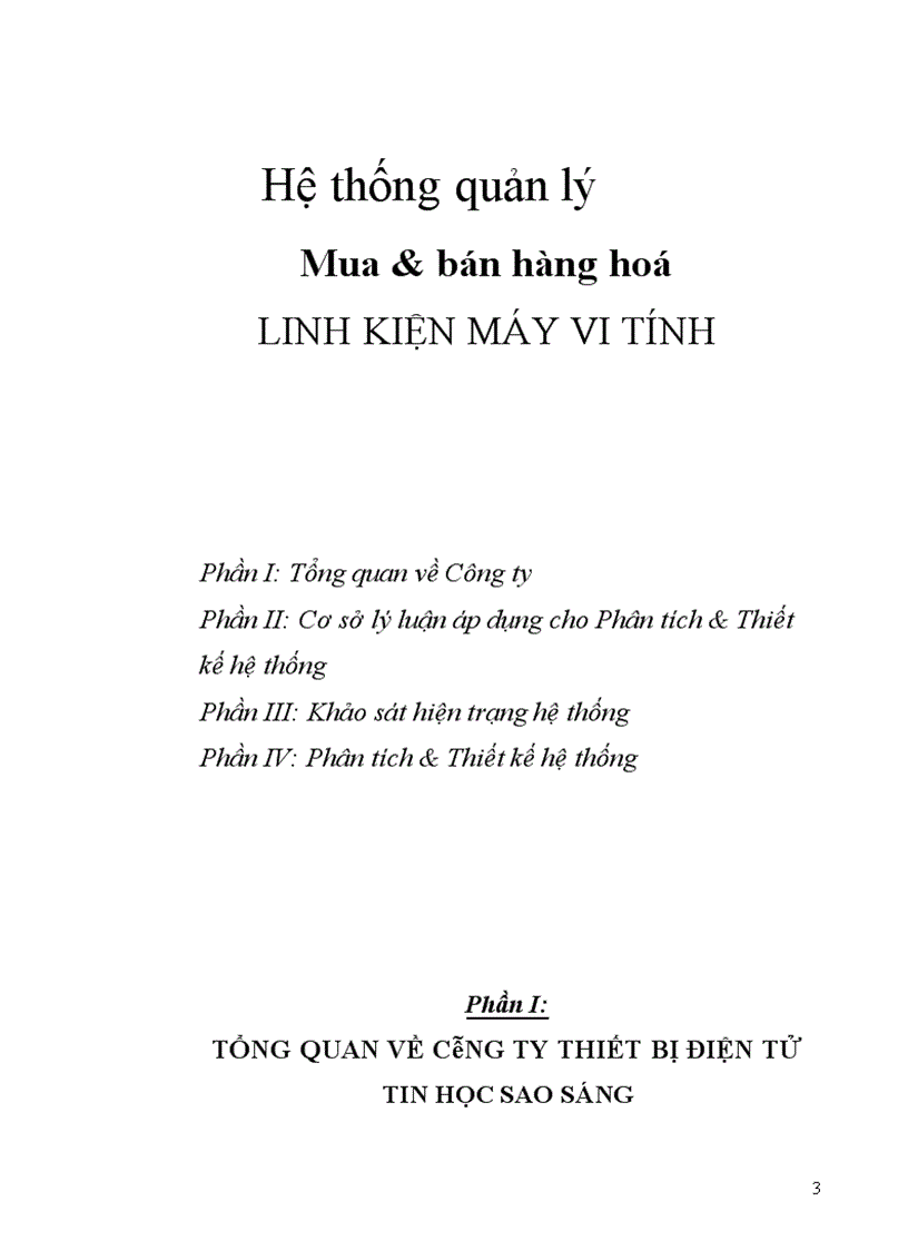 image for page Quản lý mua bán hàng cho Công ty thiết bị điện tử tin học Sao Sáng