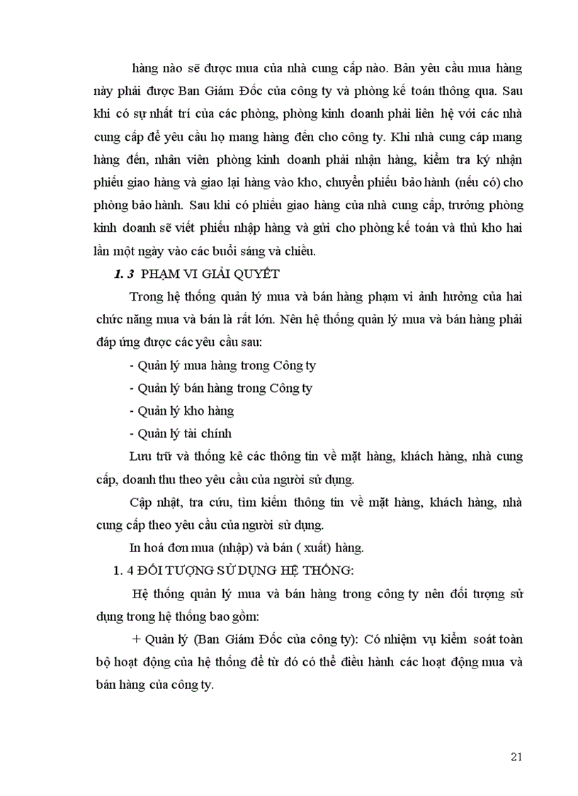 image for page Quản lý mua bán hàng cho Công ty thiết bị điện tử tin học Sao Sáng