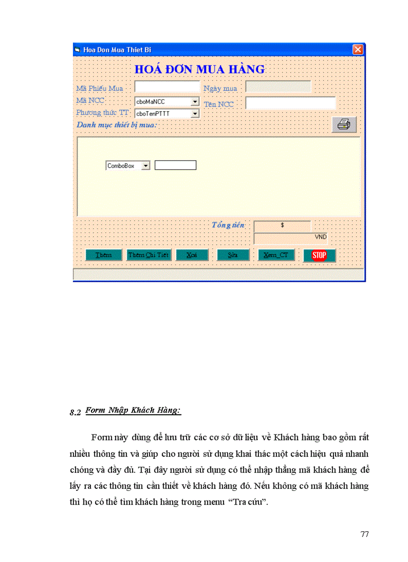 image for page Quản lý mua bán hàng cho Công ty thiết bị điện tử tin học Sao Sáng