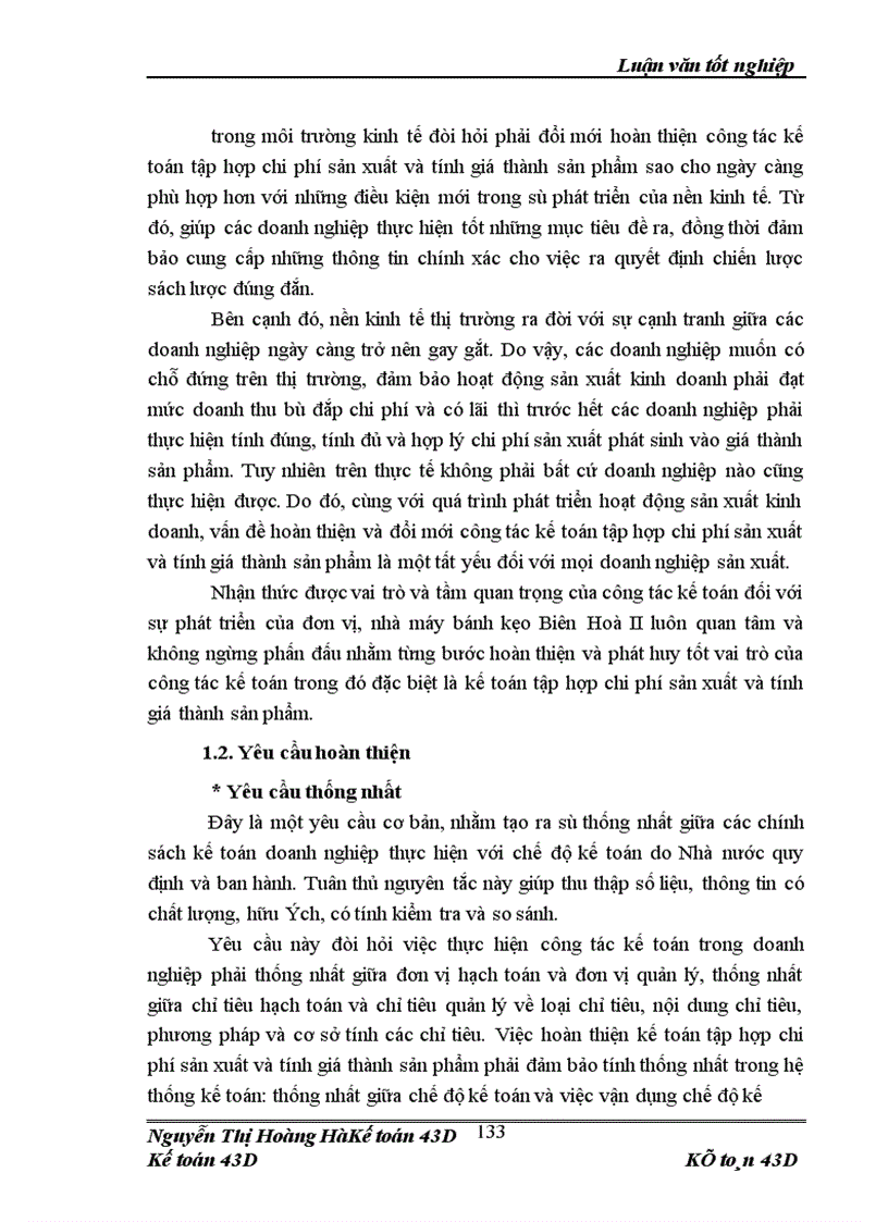 image for page Hoàn thiện công tác kế toán tập hợp chi phí sản xuất và tính giá thành sản phẩm tại Nhà máy Bánh Kẹo Biên Hoà 2
