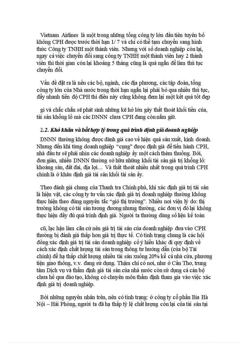 image for page Đánh giá chung về quá trình cổ phần hóa DNNN ở Việt Nam.