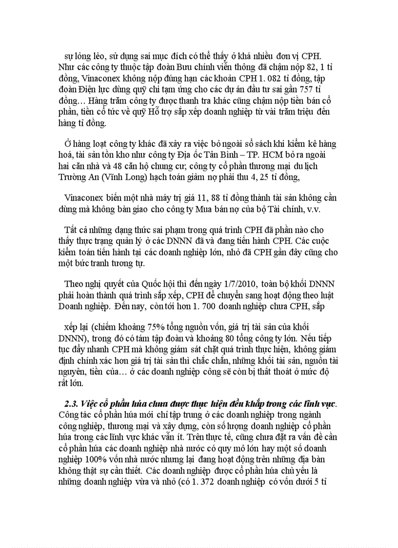 image for page Đánh giá chung về quá trình cổ phần hóa DNNN ở Việt Nam.