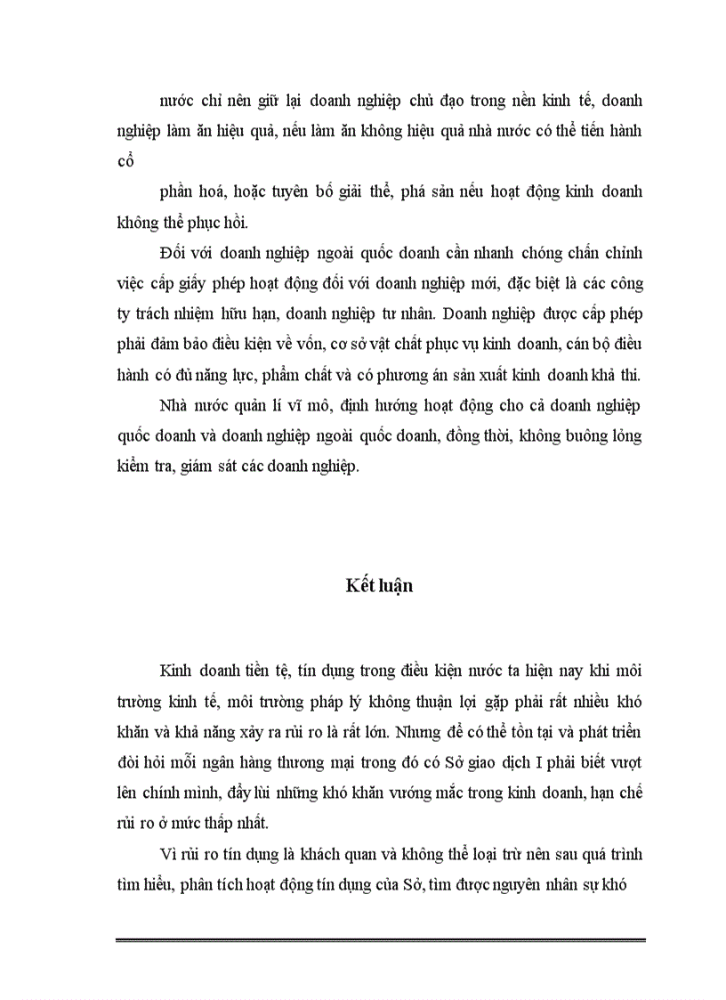 image for page Giải pháp nhằm hạn chế rủi ro tín dụng tại Sở giao dịch 1- ngân hàng công thương Việt Nam