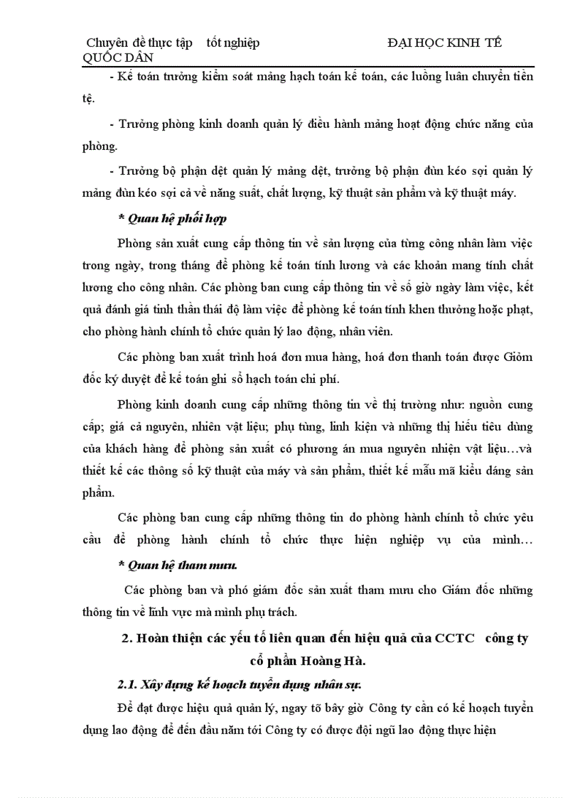 image for page Hoàn thiện Cơ cấu tổ chức quản lý của Công ty cổ phân Hoàng Hà