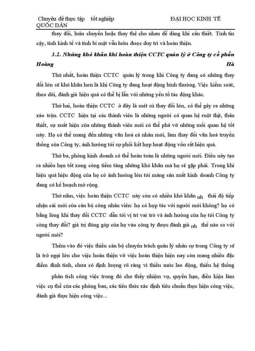 image for page Hoàn thiện Cơ cấu tổ chức quản lý của Công ty cổ phân Hoàng Hà