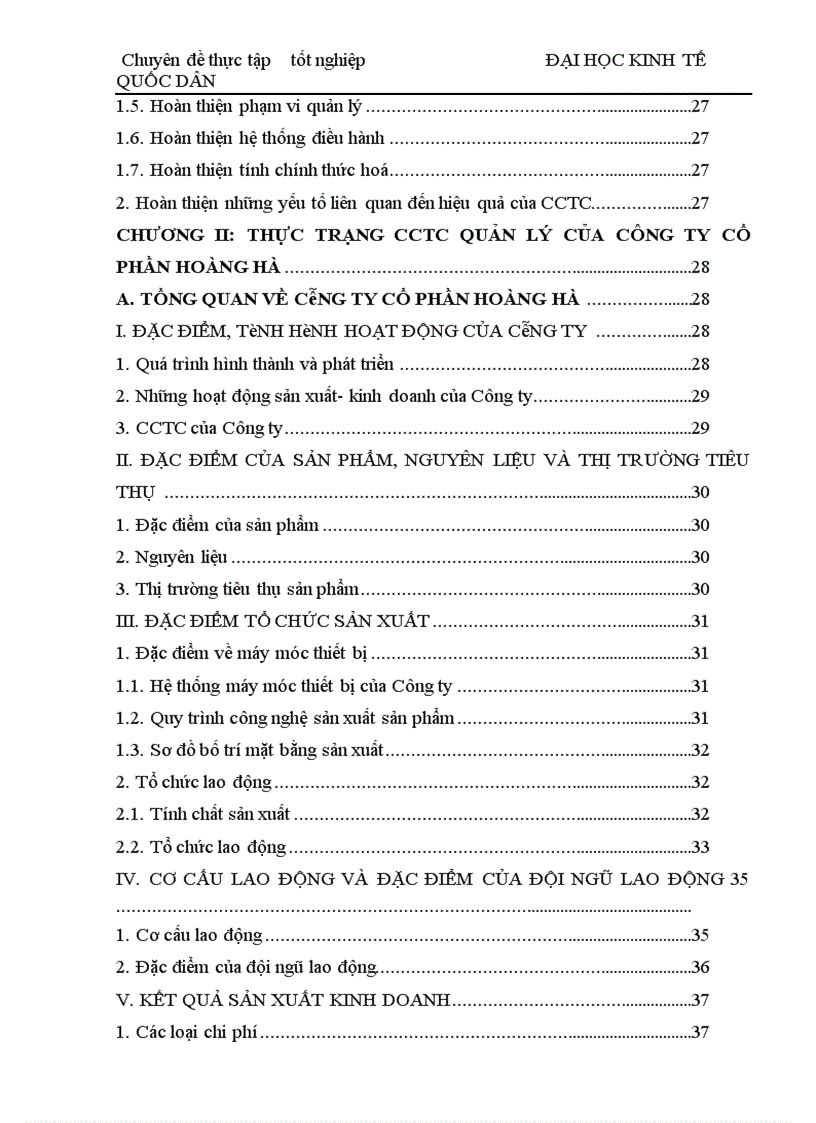 image for page Hoàn thiện Cơ cấu tổ chức quản lý của Công ty cổ phân Hoàng Hà