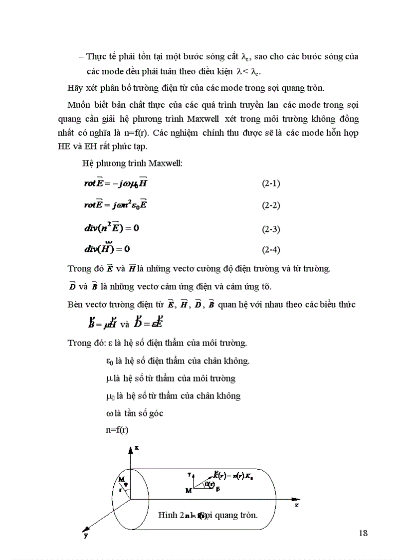 image for page Nghiên cứu về sợi quang nhằm nêu được những ảnh hưởng chủ yếu của môi trường truyền dẫn đến tín hiệu ánh sáng truyền trong sợi quang
