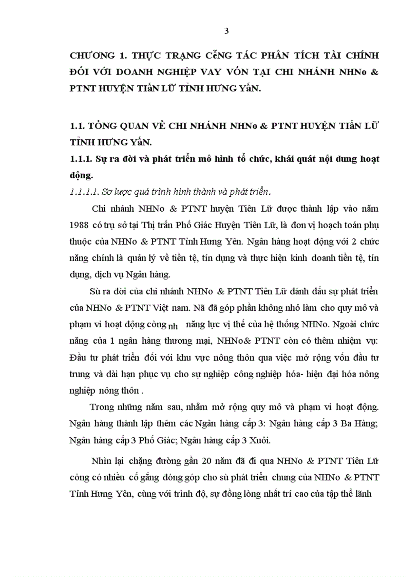image for page Một số giải pháp nâng cao chất lượng phân tích tài chính đối với doanh nghiệp vay vốn tại chi nhánh NHNo&PTNT huyện Tiên Lữ tỉnh Hưng Yên
