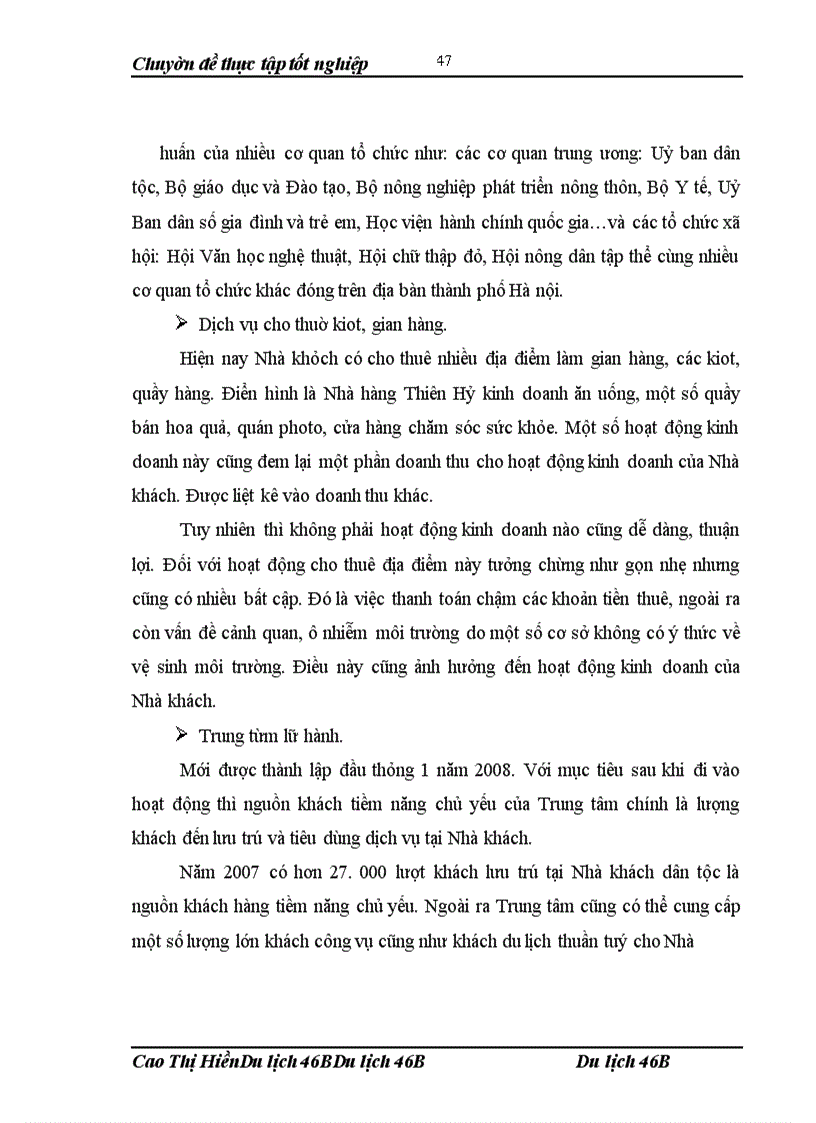 image for page Một số giải pháp nhằm nâng cao khả năng thu hút khách du lịch công vụ trong nước tại Nhà khách dân tộc