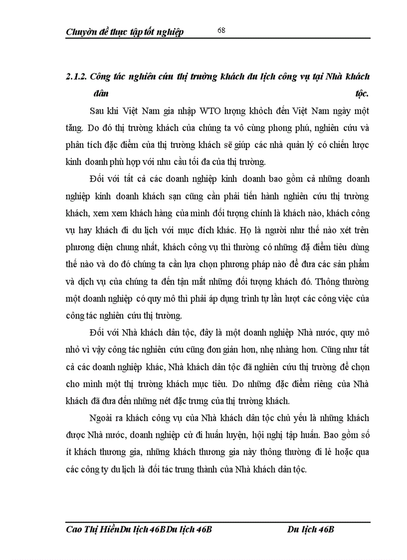 image for page Một số giải pháp nhằm nâng cao khả năng thu hút khách du lịch công vụ trong nước tại Nhà khách dân tộc