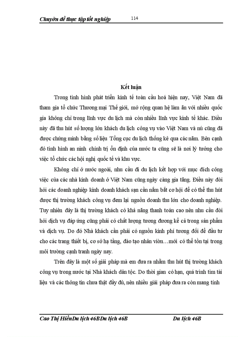 image for page Một số giải pháp nhằm nâng cao khả năng thu hút khách du lịch công vụ trong nước tại Nhà khách dân tộc