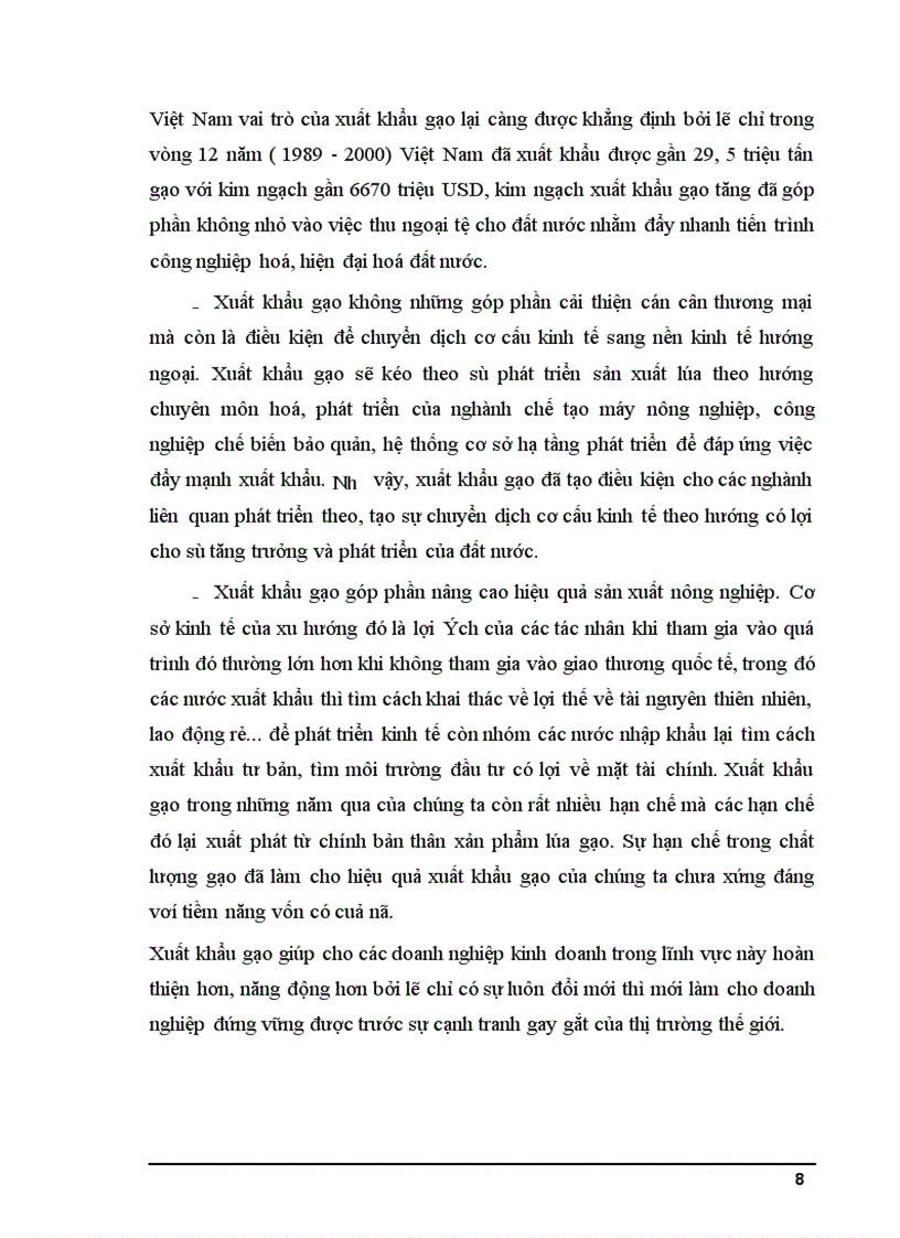 image for page Thực trạng và giải pháp cho xuất khẩu gạo Việt Nam