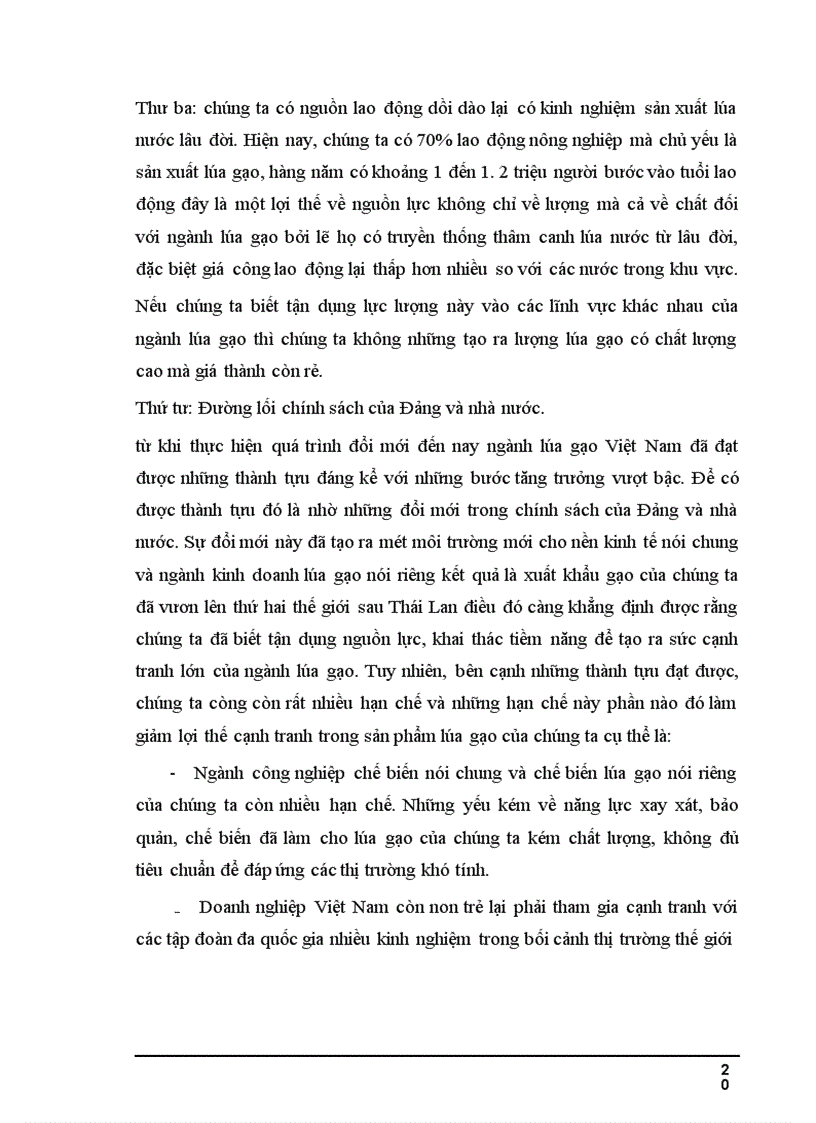 image for page Thực trạng và giải pháp cho xuất khẩu gạo Việt Nam