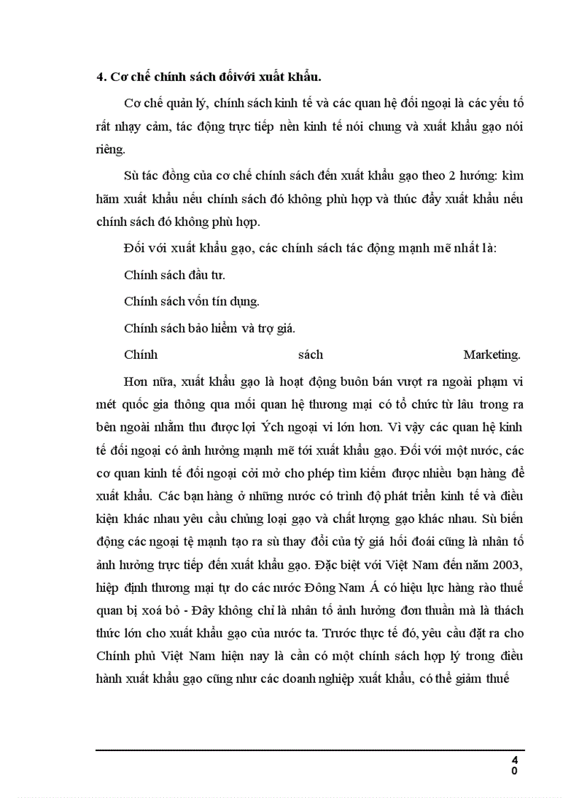 image for page Thực trạng và giải pháp cho xuất khẩu gạo Việt Nam