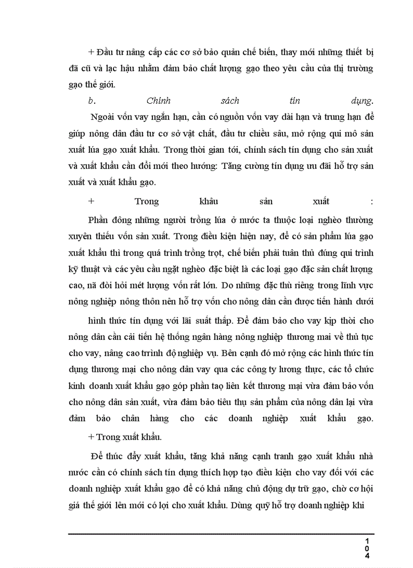 image for page Thực trạng và giải pháp cho xuất khẩu gạo Việt Nam