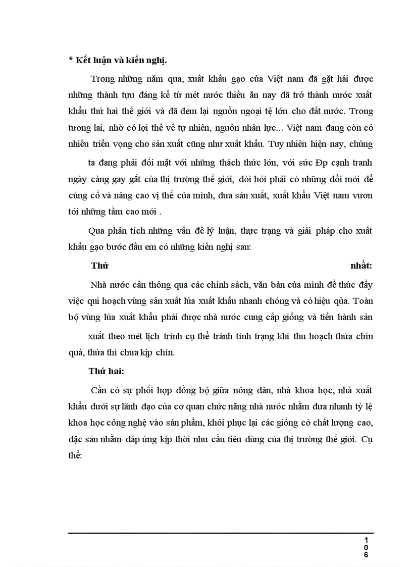 image for page Thực trạng và giải pháp cho xuất khẩu gạo Việt Nam