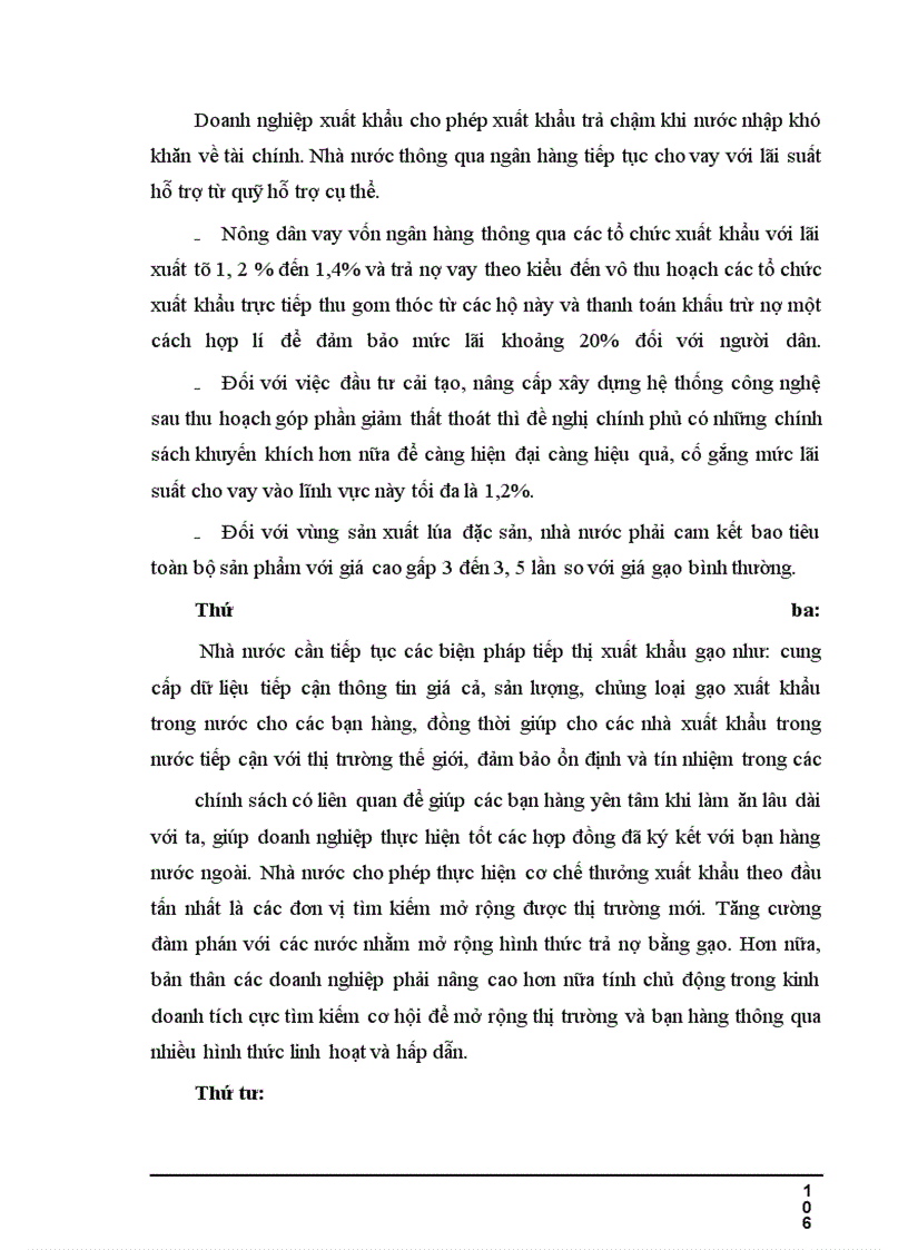 image for page Thực trạng và giải pháp cho xuất khẩu gạo Việt Nam