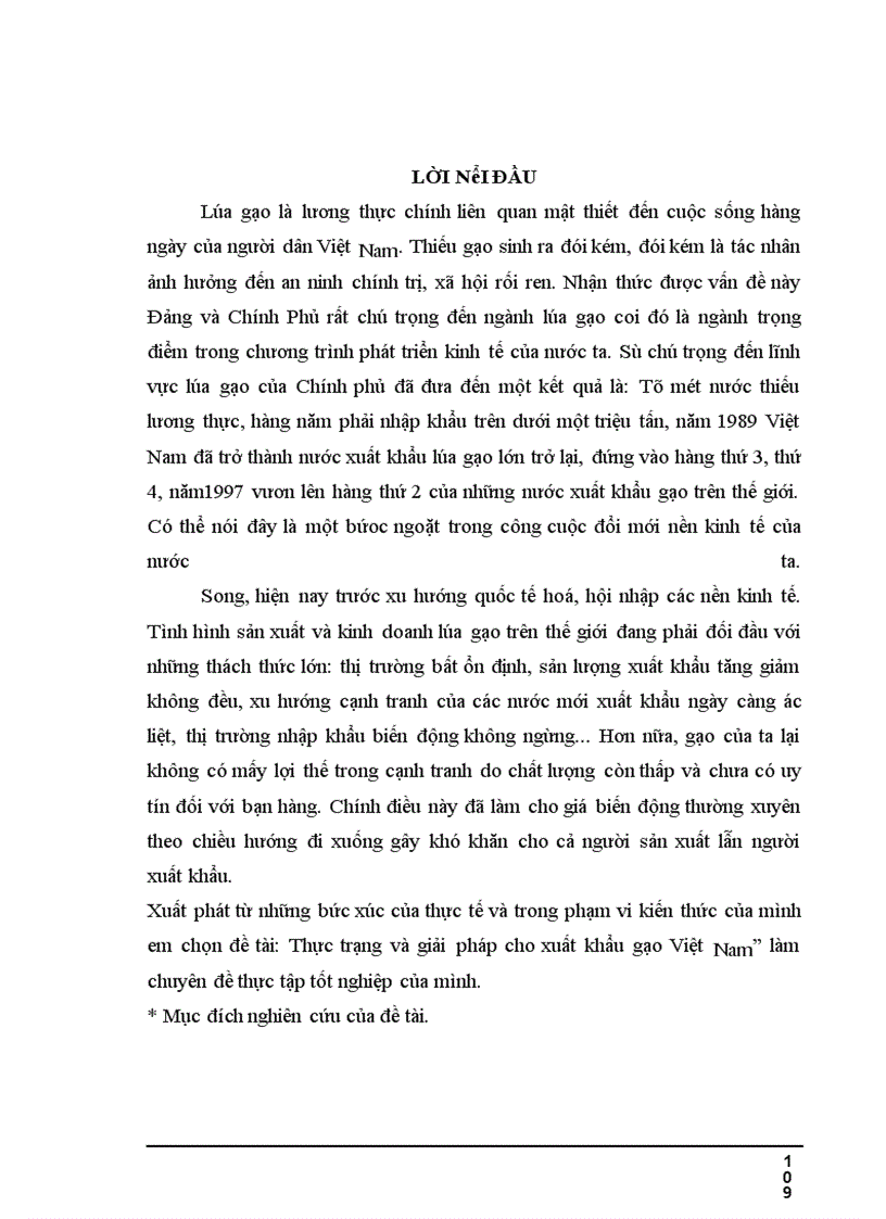 image for page Thực trạng và giải pháp cho xuất khẩu gạo Việt Nam