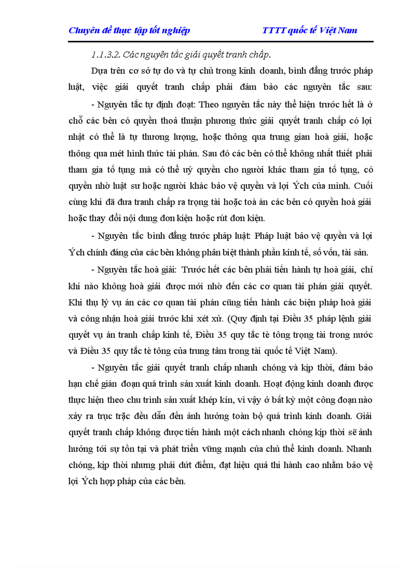 image for page Báo cáo tổng hợp về Trung tâm trọng tài quốc tế Việt Nam