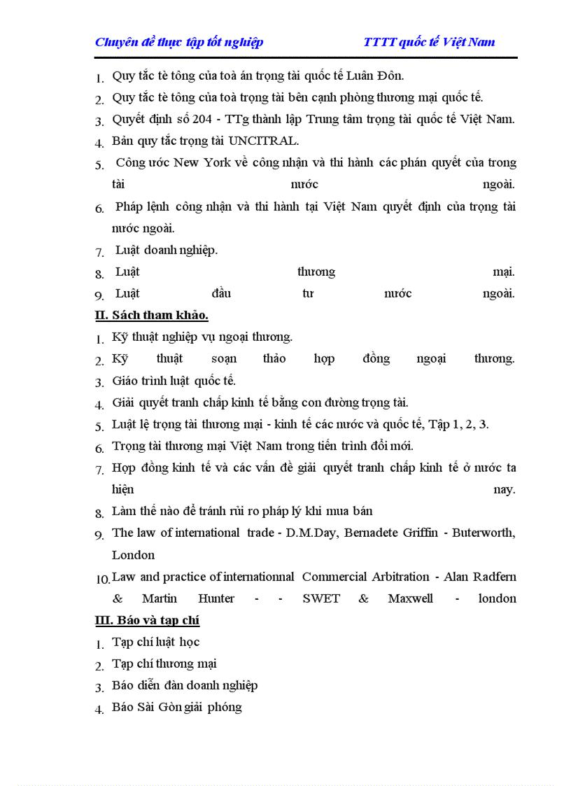 image for page Báo cáo tổng hợp về Trung tâm trọng tài quốc tế Việt Nam