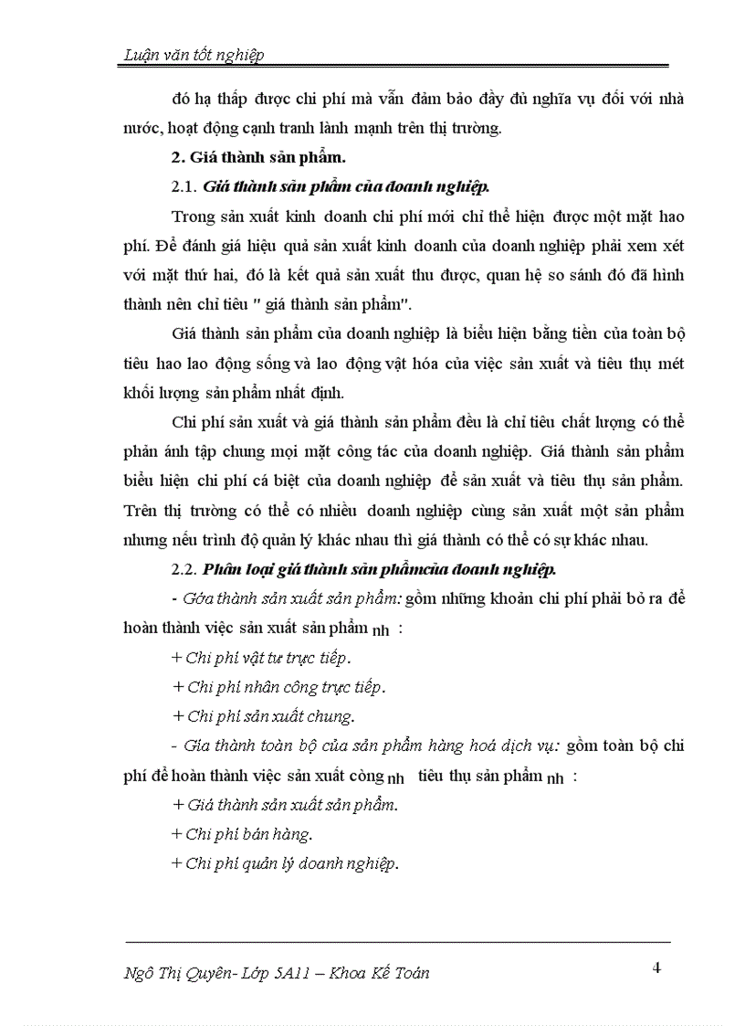 image for page Công tác hạch toán chi phí sản xuất và giá thành sản phẩm của doanh nghiệp.