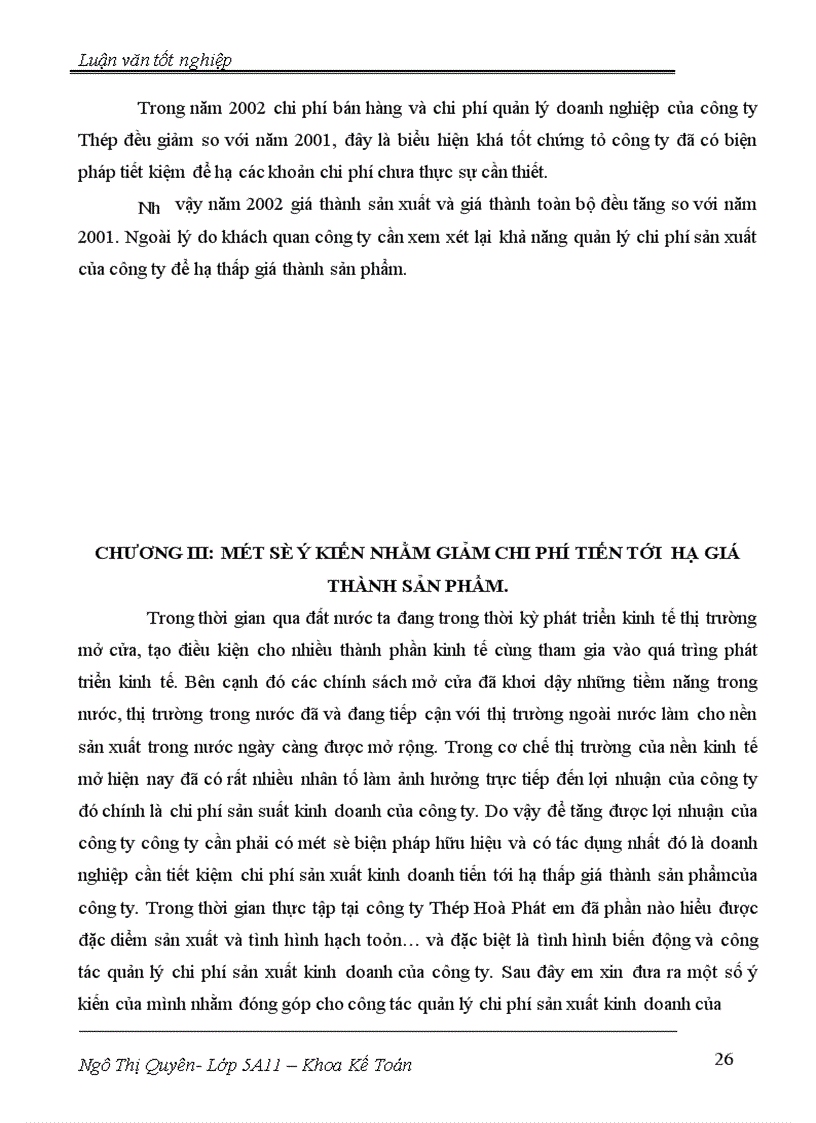image for page Công tác hạch toán chi phí sản xuất và giá thành sản phẩm của doanh nghiệp.