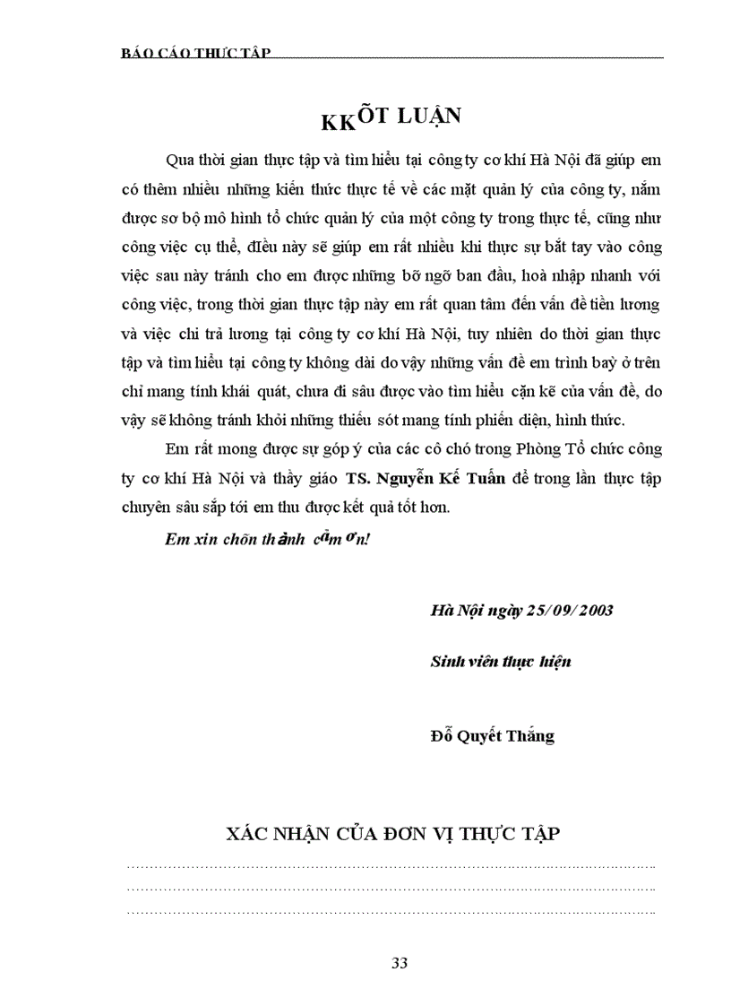 image for page Báo cáo thực tập tại công ty cơ khí Hà Nội.